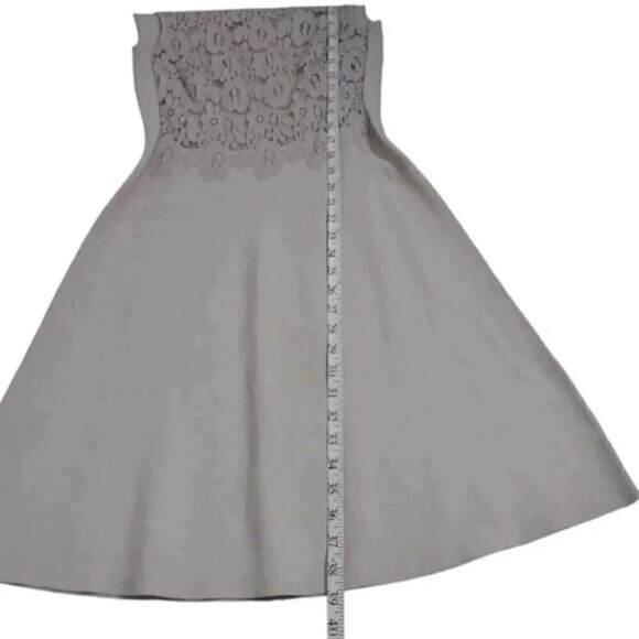 Marc Cain Lace Bodice Dress  Blush Pink Floral US Size 4 - Picture 15 of 15